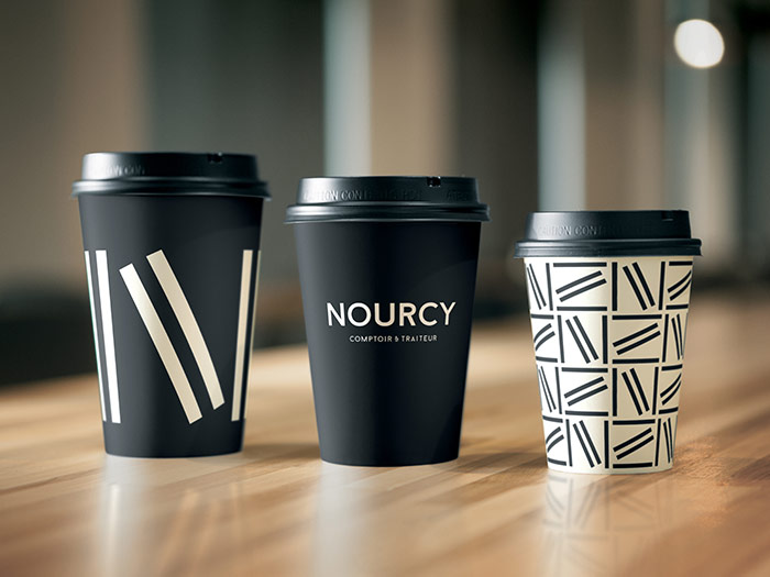 Nourcy 餐廳品牌形象設計空間SI設計10-飲料杯設計 Nourcy 餐廳品牌形象設計空間SI設計10-飲料杯設計