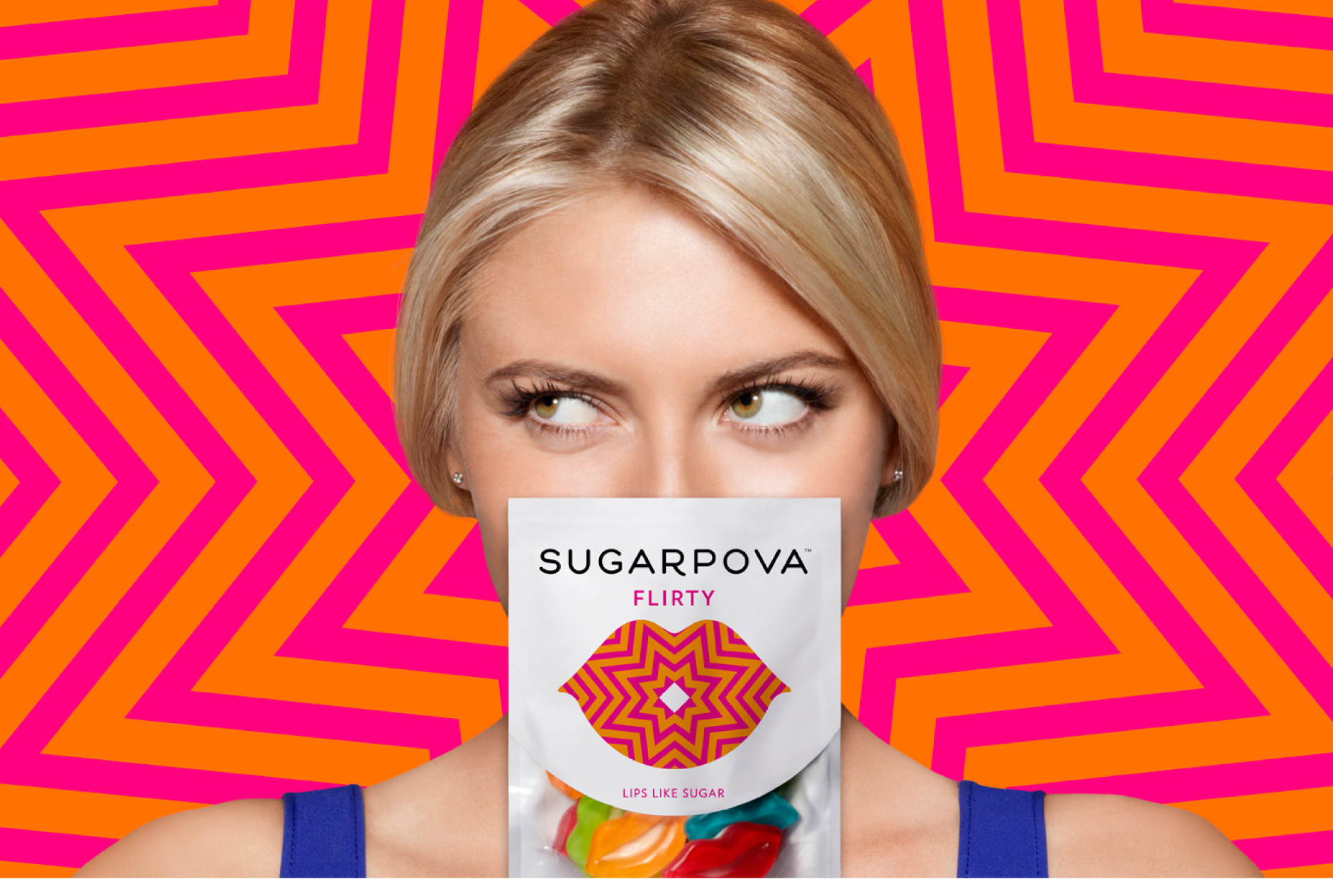 Sugarpova 薩拉波娃糖果店品牌形象設(shè)計3-包裝設(shè)計1-上海品牌策劃設(shè)計公司分享