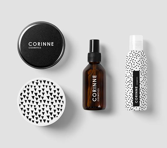 Corinne 黑白護(hù)膚化妝品包裝設(shè)計(jì)-上海包裝設(shè)計(jì)公司國外包裝設(shè)計(jì)欣賞1