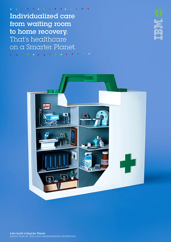 IBM 改善商業(yè)平面創(chuàng)意廣告海報(bào)設(shè)計(jì)醫(yī)療篇-上海廣告設(shè)計(jì)公司國(guó)外廣告欣賞4