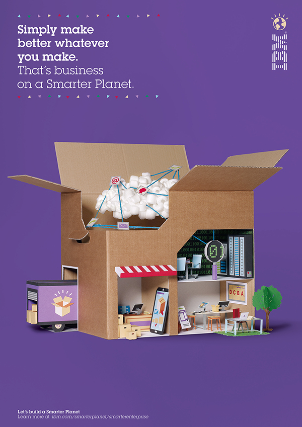 IBM 改善商業(yè)平面創(chuàng)意廣告海報(bào)設(shè)計(jì)商業(yè)空間篇-上海廣告設(shè)計(jì)公司國(guó)外廣告欣賞5