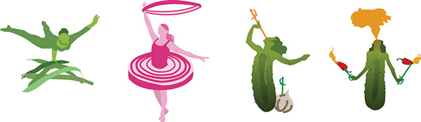 Brineton 泡菜包裝設(shè)計(jì)-包裝卡通人物元素設(shè)計(jì)