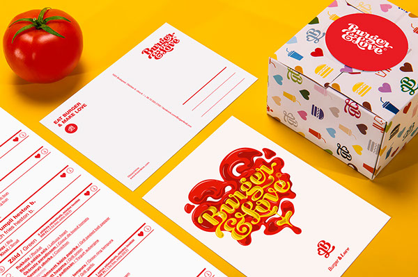 Burger&Love 漢堡快餐餐廳品牌形象設(shè)計(jì)20-VI設(shè)計(jì) Burger&Love 漢堡快餐餐廳品牌形象設(shè)計(jì)20-VI設(shè)計(jì)