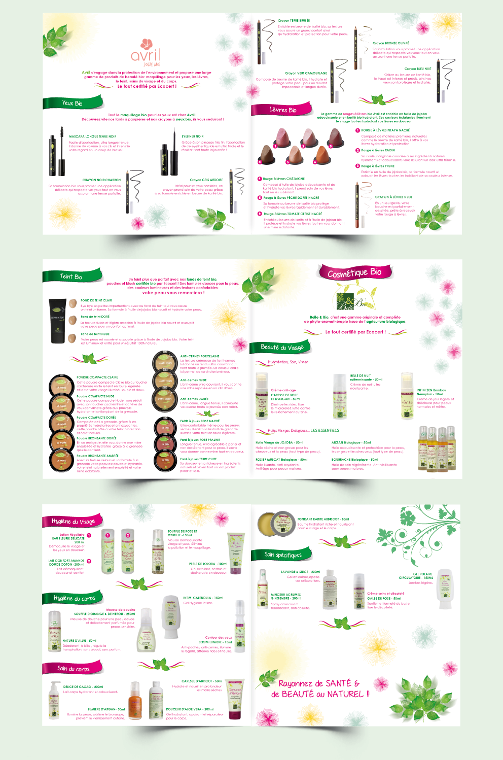 BioNaturel 化妝品宣傳畫冊設計-上海畫冊設計公司設計分享-內(nèi)頁設計