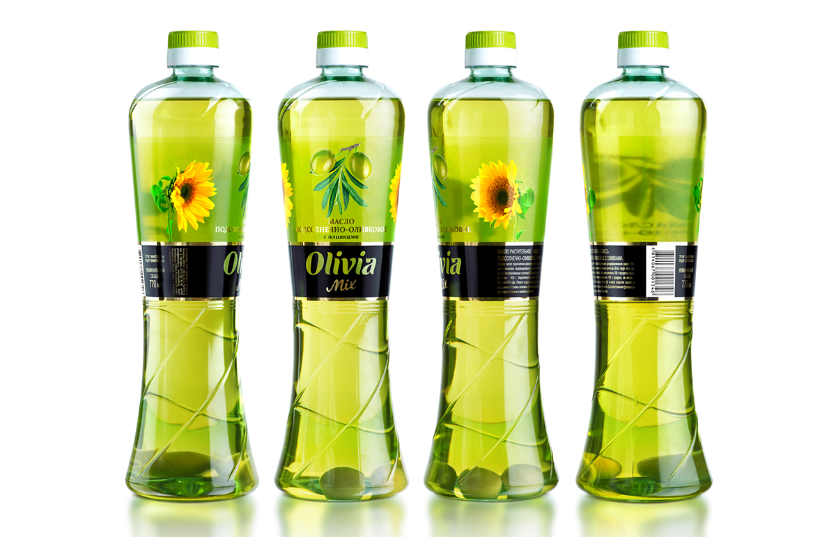 上海食用油包裝設(shè)計公司分享 Olivia橄欖油葵花籽油包裝設(shè)計2