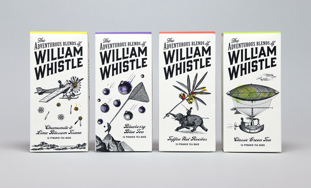 William Whistle 茶葉和咖啡品牌包裝設(shè)計2