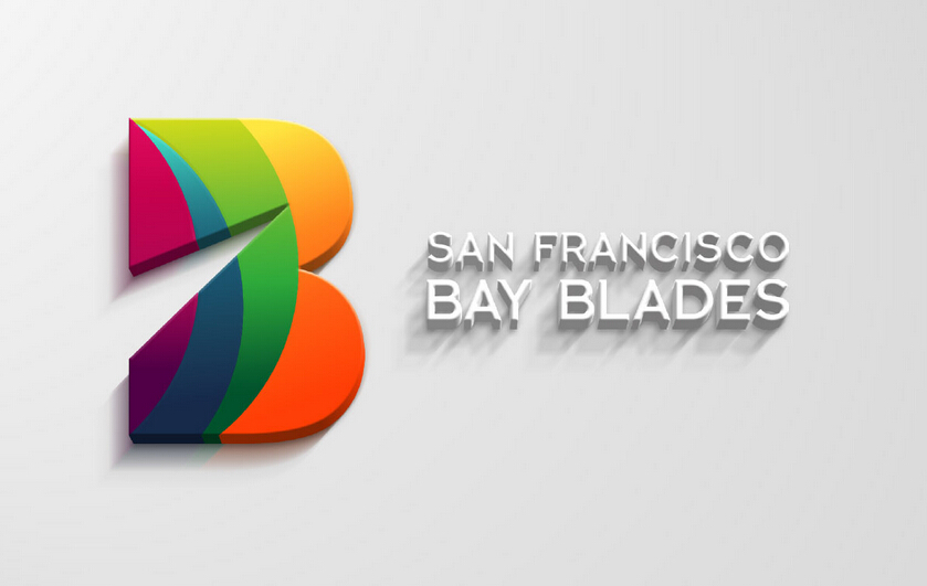 Bay Blades 體育俱樂部B字母標(biāo)志設(shè)計(jì)1
