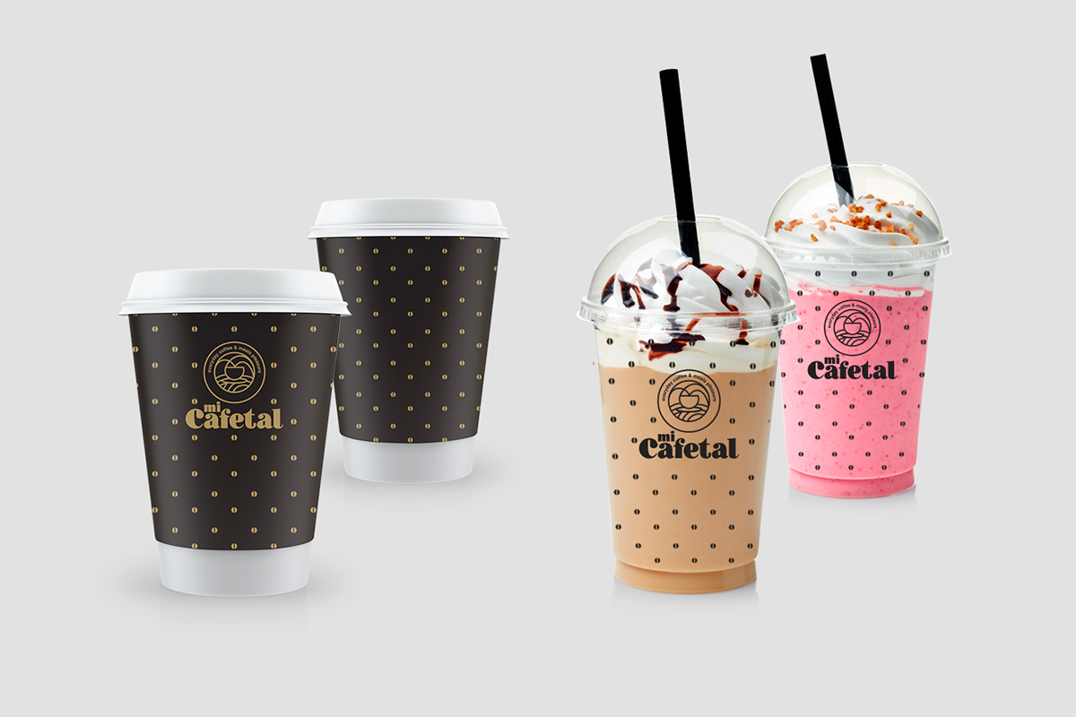 Mi Cafetal 咖啡連鎖店品牌標(biāo)志設(shè)計VI視覺形象設(shè)計-上海VI設(shè)計公司5
