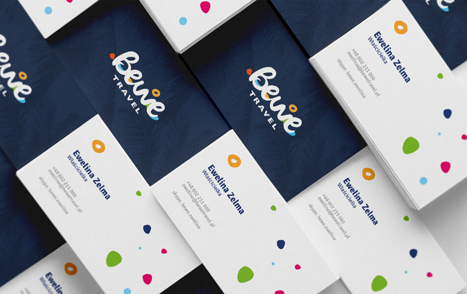 Bewe 旅游中介公司標志設計名片設計