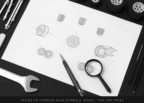 Элекс 汽車輪胎卡車客車輪胎品牌設(shè)計(jì)/輪胎維修修復(fù)標(biāo)志設(shè)計(jì)VI設(shè)計(jì)6