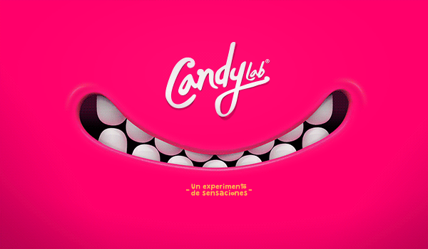 CANDY 糖果口味味覺實(shí)驗(yàn)室牙齒logo設(shè)計(jì)GIF動(dòng)態(tài)圖
