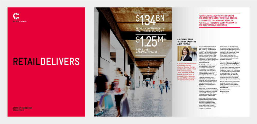 澳大利亞全國零售商協(xié)會理事會Retail Council 品牌VI形象設(shè)計-宣傳畫冊物料設(shè)計