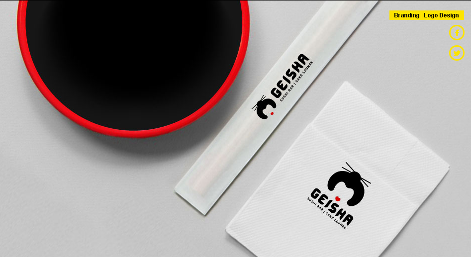 Geisha 藝伎壽司店餐飲logo設(shè)計(jì)品牌VI設(shè)計(jì)3