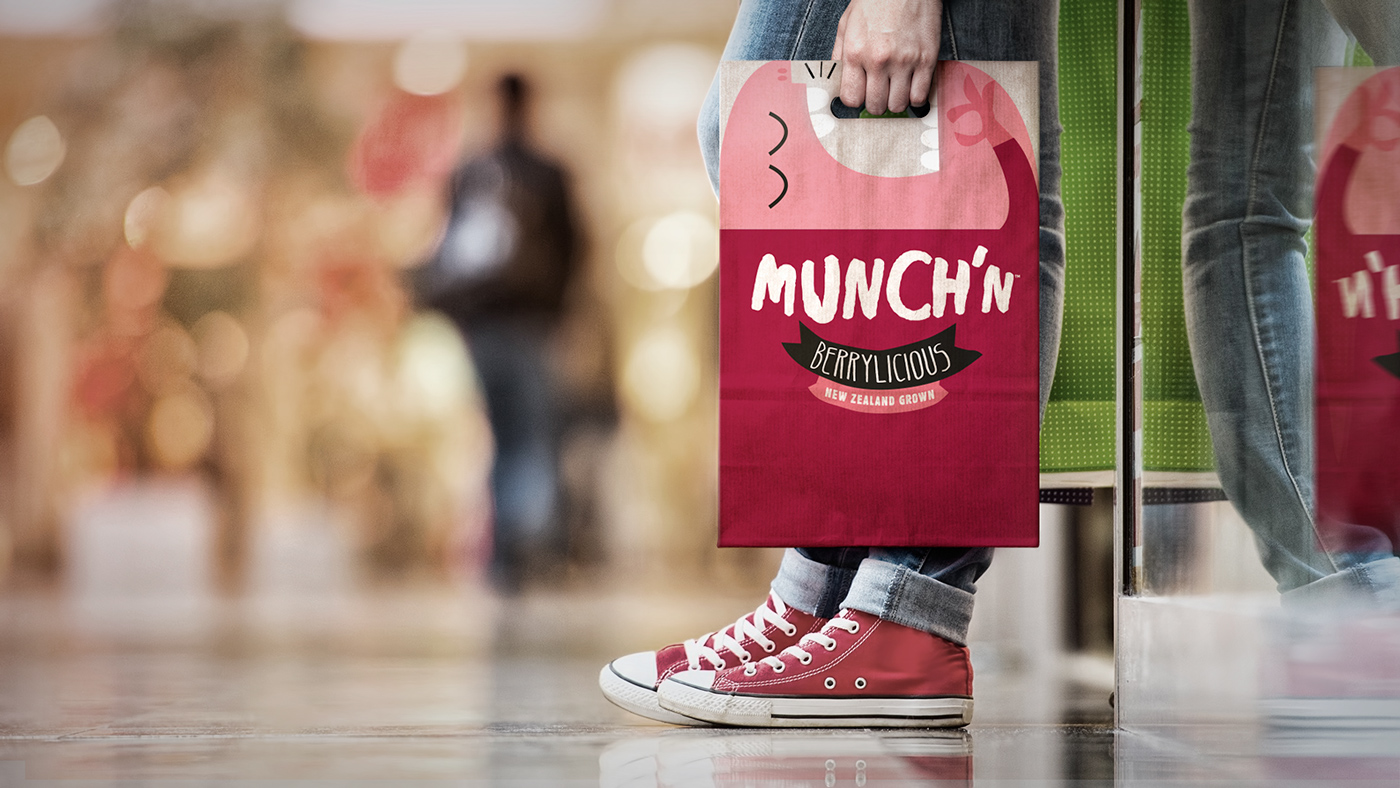 MUNCH''''''''N 農(nóng)產(chǎn)品水果品牌設計水果手提袋設計2