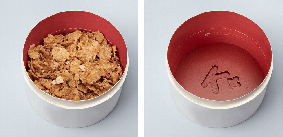 K+燕麥谷物食品包裝設計2-包裝蓋子設計