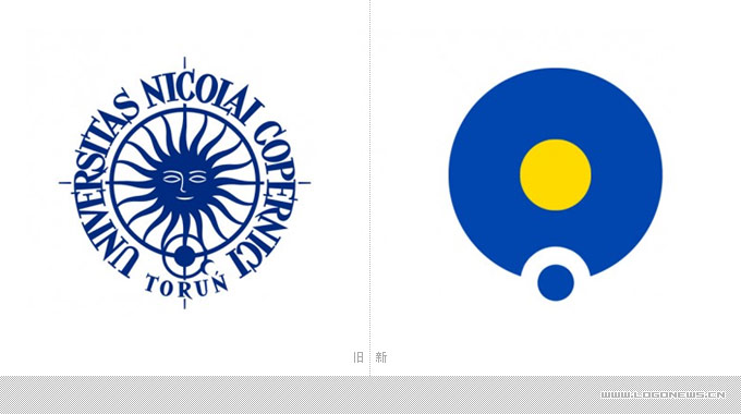 波蘭托倫哥白尼大學新LOGO設計2-新舊標志對比