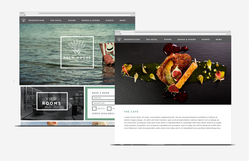 Palm House 棕櫚海景旅游度假房地產(chǎn)標(biāo)志設(shè)計(jì)品牌視覺(jué)形象設(shè)計(jì)9