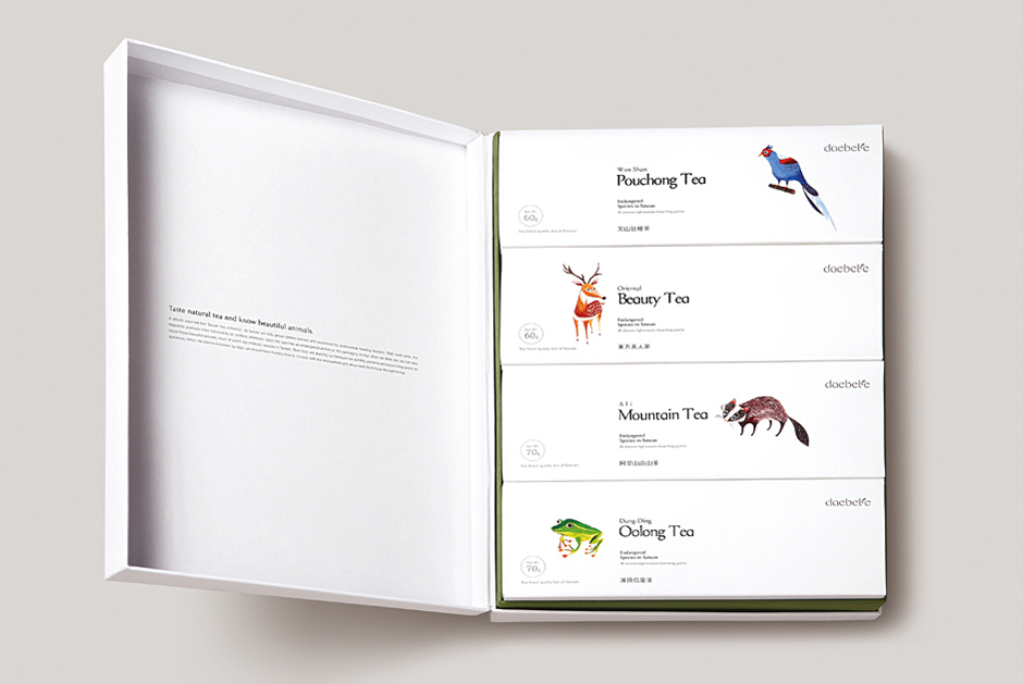 臺(tái)灣daebeté品牌茶葉動(dòng)物篇禮盒包裝設(shè)計(jì)5