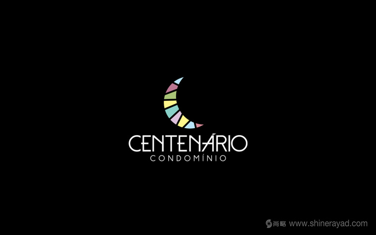 Centenário公寓地產(chǎn)月牙圖形標(biāo)志設(shè)計2