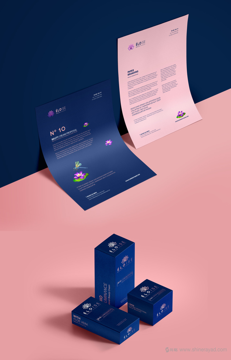 ELOISE化妝品企業(yè)形象設計-品牌VI設計5