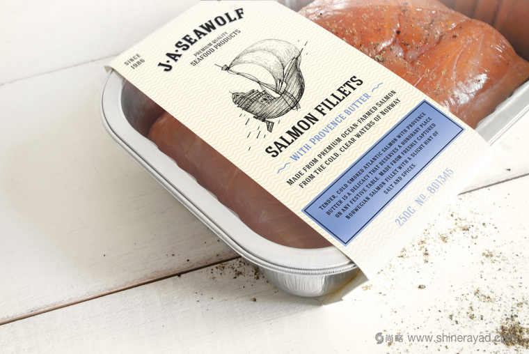 JASeawolf鮭魚片海鮮產(chǎn)品包裝設(shè)計(jì)(線條插畫風(fēng)格包裝設(shè)計(jì))3 JASeawolf鮭魚片海鮮產(chǎn)品包裝設(shè)計(jì)(線條插畫風(fēng)格包裝設(shè)計(jì))3