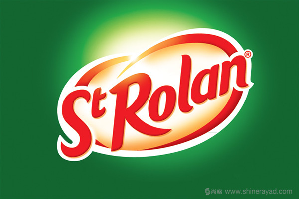 St Rolan 袋裝奶油面包品牌英文字體LOGO設(shè)計(jì)1
