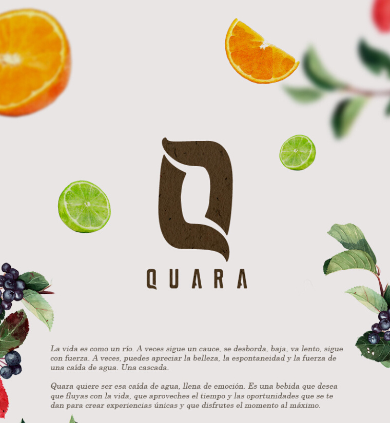 Quara 含酒精果味飲料品牌標(biāo)志設(shè)計(jì)2