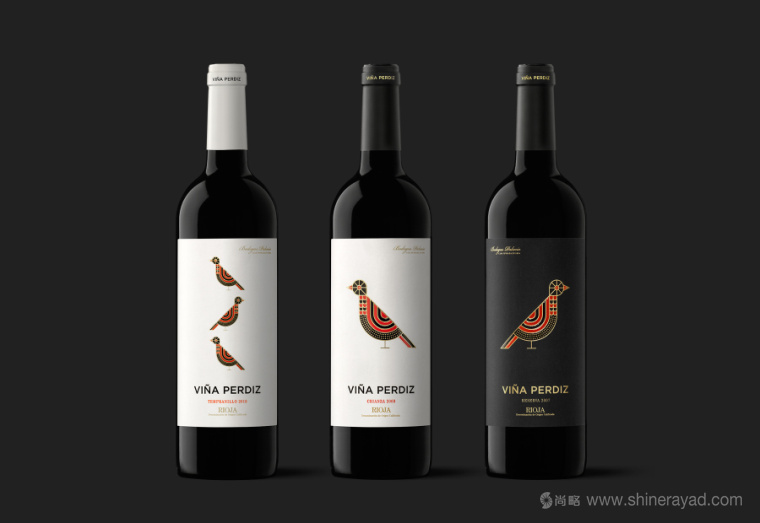 Vi?a Perdiz小鳥插畫葡萄酒包裝設(shè)計-上海包裝設(shè)計公司國外包裝欣賞2