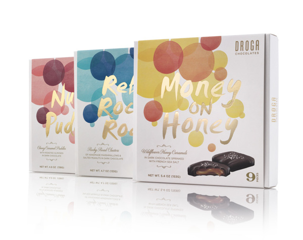 DROGA 水彩風(fēng)格巧克力外盒包裝設(shè)計(jì)-上海包裝設(shè)計(jì)公司包裝欣賞2