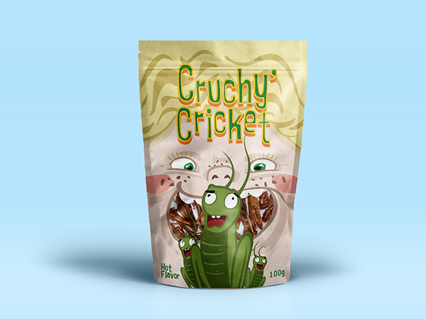CRUCHY''''手指人物插畫(huà)設(shè)計(jì)卡通糖果包裝設(shè)計(jì)-上海包裝設(shè)計(jì)公司1