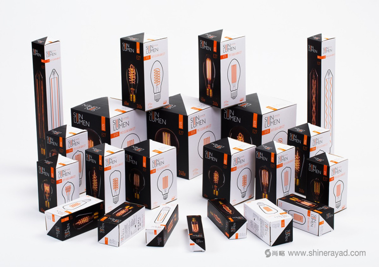 俄羅斯SunLumen電燈燈泡燈具包裝設計2
