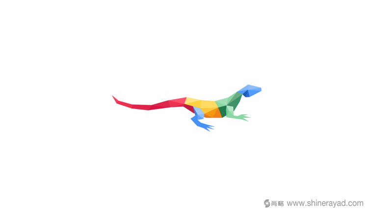animals動(dòng)物logo設(shè)計(jì)-上海LOGO設(shè)計(jì)公司設(shè)計(jì)欣賞-蜥蜴LOGO3