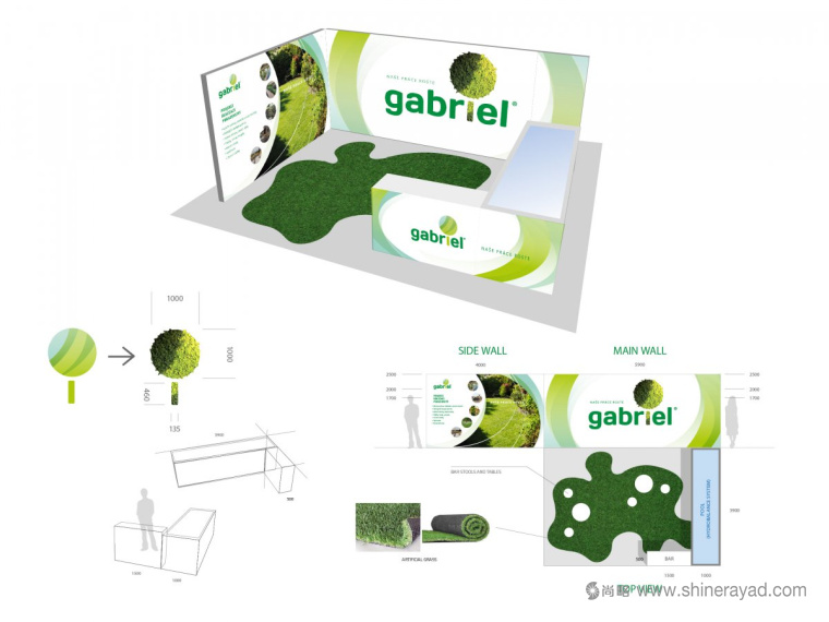 Gabriel 環(huán)境科技公司環(huán)保品牌LOGO設(shè)計VI設(shè)計6-展會設(shè)計