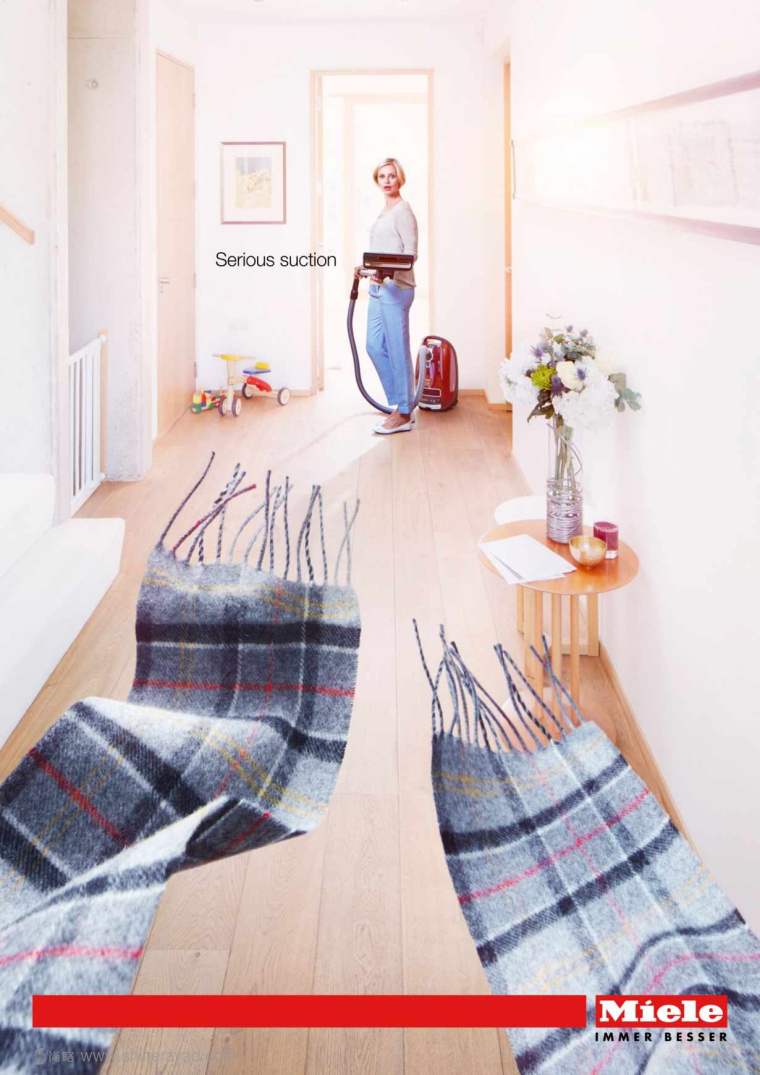 Miele吸塵器強(qiáng)大吸力平面廣告創(chuàng)意設(shè)計(jì)-上海廣告設(shè)計(jì)公司廣告欣賞-圍巾篇1 Miele吸塵器強(qiáng)大吸力平面廣告創(chuàng)意設(shè)計(jì)-上海廣告設(shè)計(jì)公司廣告欣賞-圍巾篇1