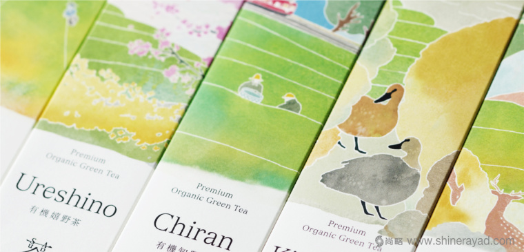 日本Saudade Tea 淡雅水彩插畫(huà)有機(jī)茶葉品牌包裝設(shè)計(jì)6 日本Saudade Tea 淡雅水彩插畫(huà)有機(jī)茶葉品牌包裝設(shè)計(jì)6