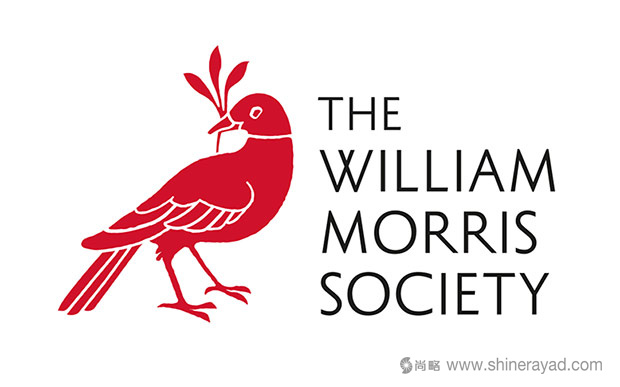 William Morris Society 威廉莫里斯協(xié)會小鳥LOGO設(shè)計-上海LOGO設(shè)計公司1