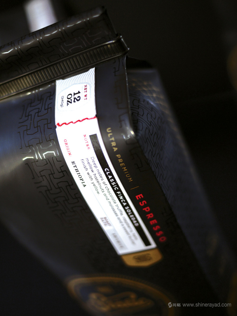 Static Coffee 袋裝咖啡豆咖啡紅黑包裝設(shè)計(jì)12-定制標(biāo)簽