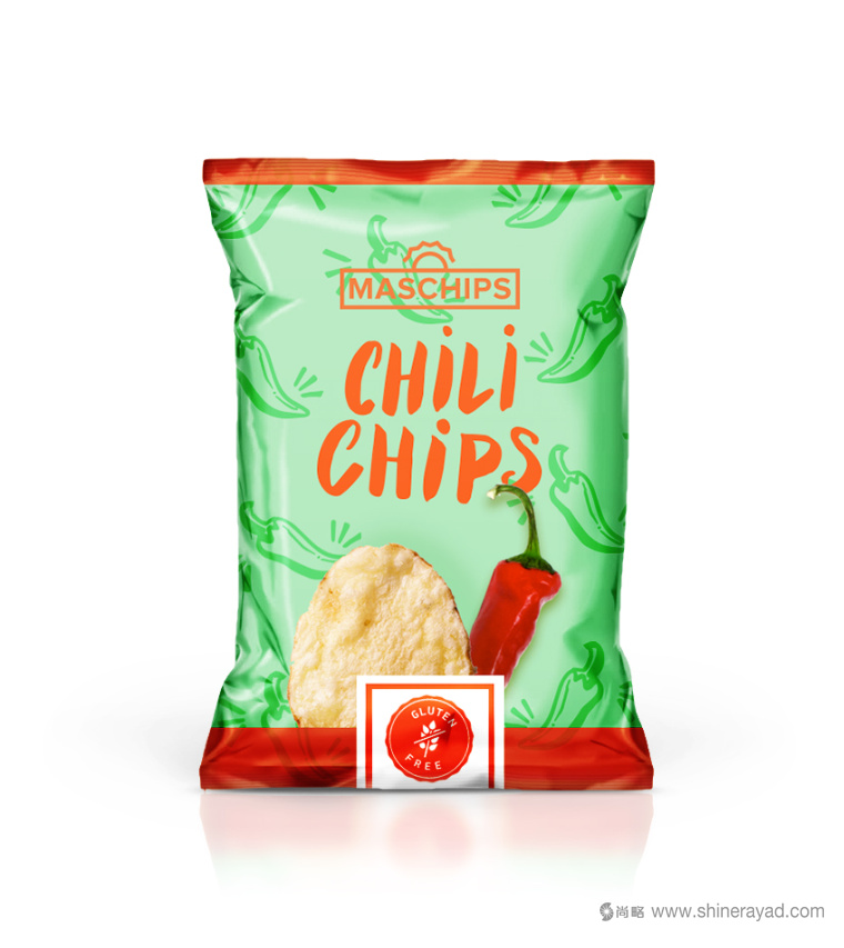 Maschips 袋裝薯片包裝設(shè)計(jì)-辣椒口味-上海包裝設(shè)計(jì)公司2 Maschips 袋裝薯片包裝設(shè)計(jì)-辣椒口味-上海包裝設(shè)計(jì)公司2