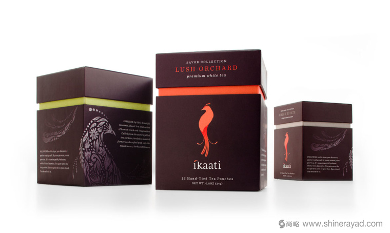 I印尼 kaati 有機(jī)茶花茶鳥類包裝設(shè)計-上海包裝設(shè)計公司2