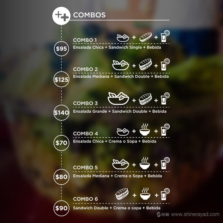 Quick Salads 沙拉有機素食餐廳VI設(shè)計5-餐廳價目表設(shè)計