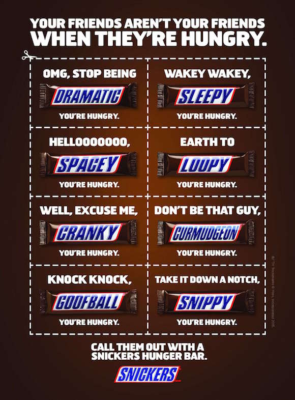 士力架昵稱包新包裝設(shè)計，餓的時候你會變成哪種人-上海包裝設(shè)計公司設(shè)計資訊2