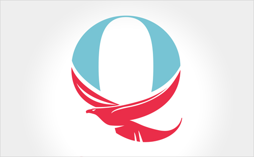 Qatar 卡塔爾航空燃料能源公司Q字母LOGO設(shè)計-上海LOGO設(shè)計公司1