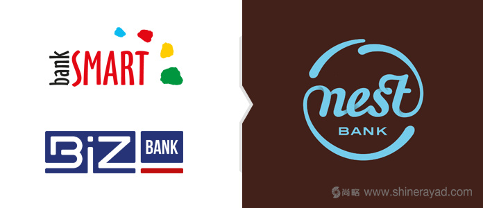Nest Bank 銀行l(wèi)ogo設計-上海logo設計公司2
