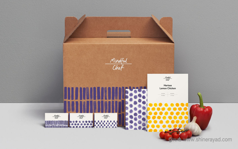 廚師上門服務(wù)與餐飲外送品牌 Mindful Chef 品牌形象設(shè)計(jì)-上海品牌設(shè)計(jì)公司3