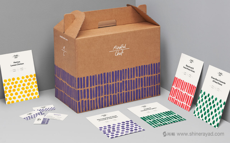 廚師上門服務(wù)與餐飲外送品牌 Mindful Chef 品牌形象設(shè)計(jì)-上海品牌設(shè)計(jì)公司1