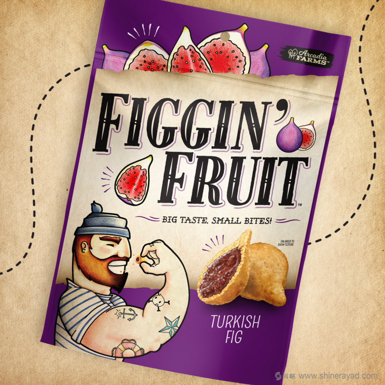 Figgin’ Fruit 無花果餅干包裝設(shè)計船長人物水果插畫設(shè)計篇-上海食品包裝設(shè)計公司3 Figgin’ Fruit 無花果餅干包裝設(shè)計船長人物水果插畫設(shè)計篇-上海食品包裝設(shè)計公司3