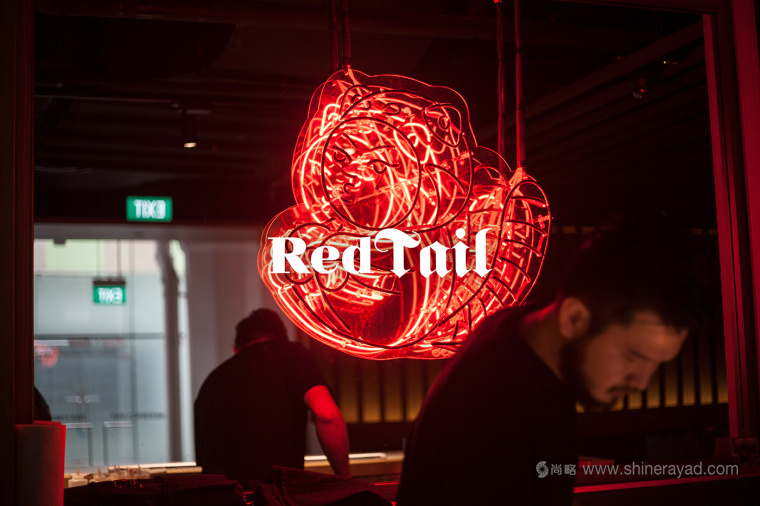 Red Tail 紅尾酒吧logo設(shè)計、吉祥物設(shè)計、VI設(shè)計、品牌形象設(shè)計-上海品牌設(shè)計公司