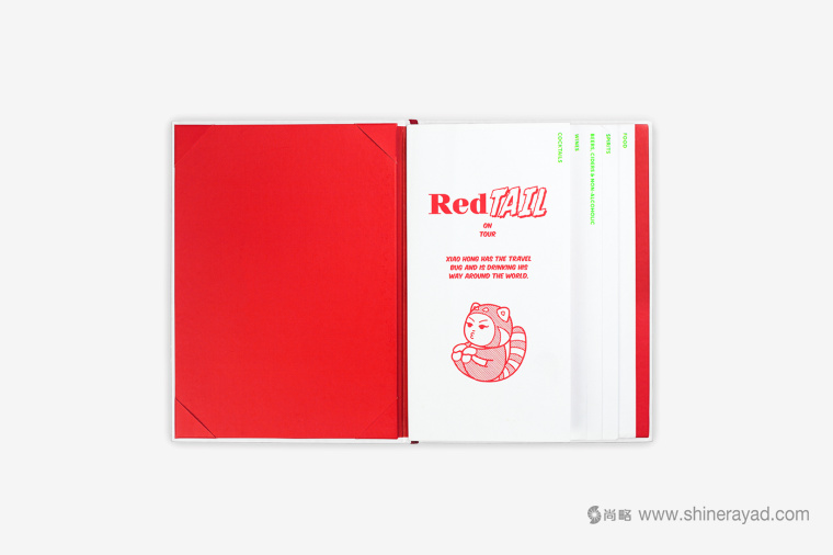 Red Tail 紅尾酒吧logo設(shè)計、吉祥物設(shè)計、VI設(shè)計、品牌形象設(shè)計-上海品牌設(shè)計公司