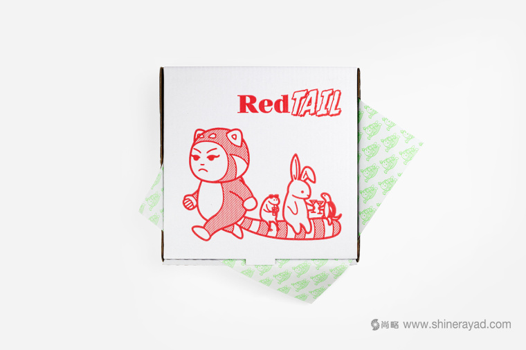 Red Tail 紅尾酒吧logo設(shè)計、吉祥物設(shè)計、VI設(shè)計、品牌形象設(shè)計-上海品牌設(shè)計公司