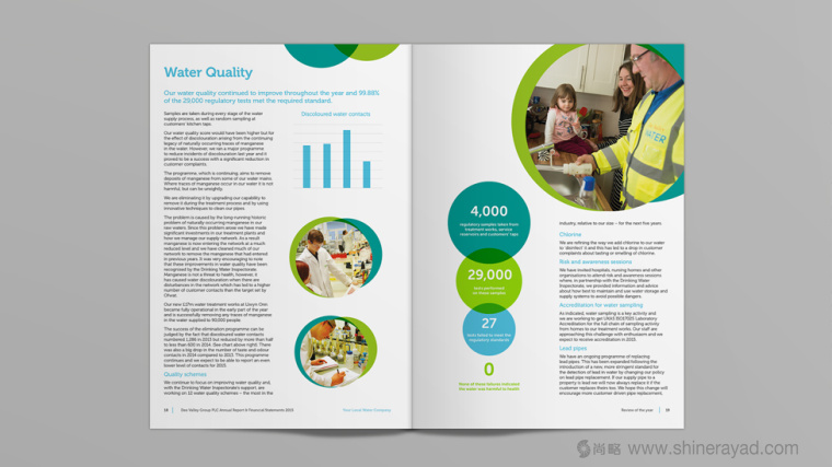 Dee Valley Wate 水企業(yè)年度報告畫冊設(shè)計-上海畫冊設(shè)計公司